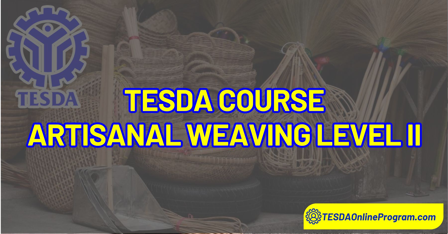 TESDA Artisanal Weaving Level II Course