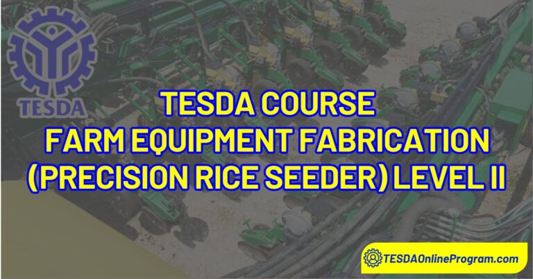Tesda Rice TESDA Farm Equipment Fabrication (Precision Rice Seeder) Level II ...