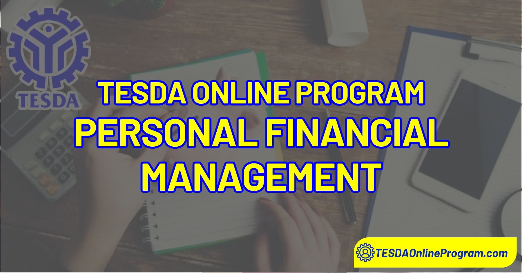 TESDA Personal Financial Management Online Courses